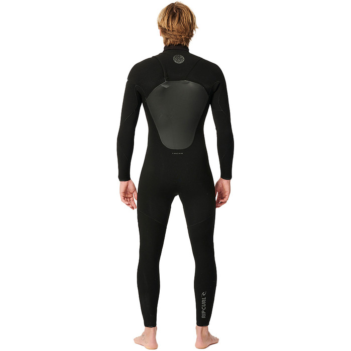 2024 Rip Curl Mens Flashbomb 4/3mm Chest Zip Wetsuit 14KMFS - Black